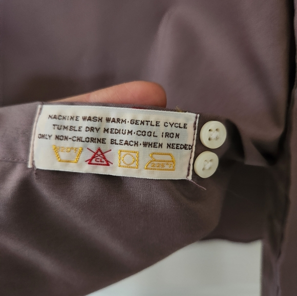 Like New YSL Men's Button Down Shirt Purple - Picture 5 of 7